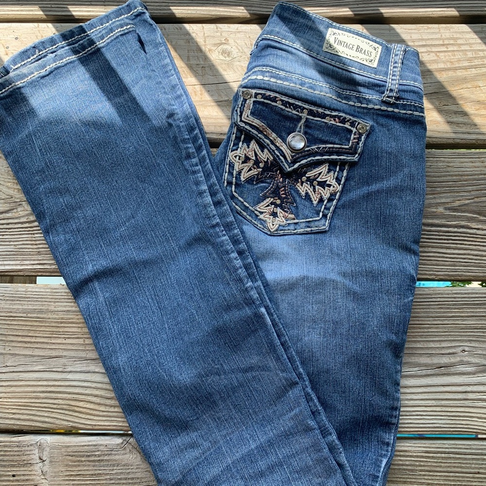 Vintage Brass Jeans